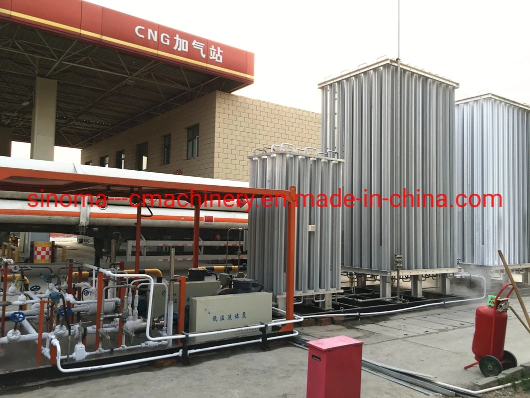 LNG Regasification Plant Vaporizer Pump Station Vehicle Cylinder Integrated Gas Fuel Station LNG Filling Station