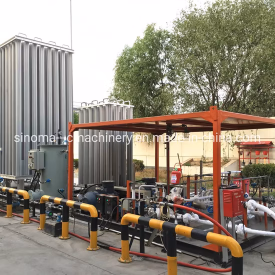 LNG-Regasifizierungsanlage, Verdampferpumpstation, LNG-Tankfüllstationsausrüstung, kryogene Lcng-Tankstellenpumpe