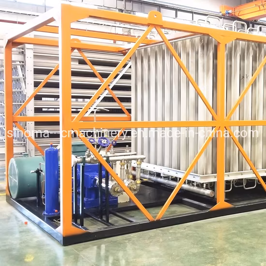 Flüssigstickstoff-Luft-Umgebungsverdampfer. Industrieller Luftverdampfer