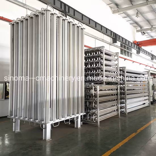 Industrielle LNG-Lin-Lox-Lar-Gasflaschen-Tankstellenpumpe, Umgebungsluftverdampfer